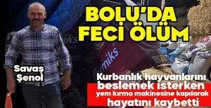BOLU’DA FECİ ÖLÜM