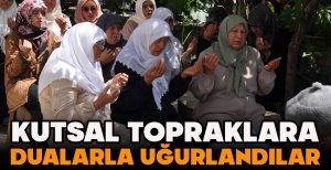 BOLU'DA HAC KAFİLESİ DUALARLA KUTSAL TOPRAKLARA UĞURLANDI...