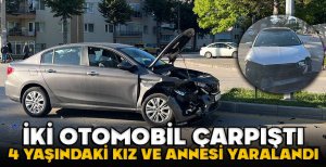 BOLU'DA İKİ OTOMOBİL ÇARPIŞTI: 4 YAŞINDAKİ KIZ VE ANNESİ YARALANDI