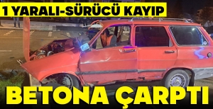 BOLU'DA KANAL YOLUNDA HAREKETLİ GECE.... 1 YARALI... SÜRÜCÜ KAYIP