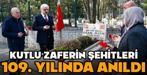 BOLU'DA KUTLU ZAFERİN ŞEHİTLERİ 109. YILINDA ANILDI