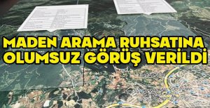 BOLU'DA MADEN ARAMA RUHSATINA OLUMSUZ GÖRÜŞ VERİLDİ