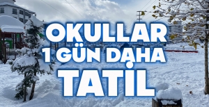 BOLU'DA OKULLAR 1 GÜN DAHA  TATİL