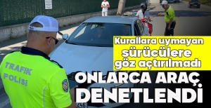BOLU'DA ONLARCA ARAÇ DENETLENDİ... KURALLARA UYMAYAN SÜRÜCÜLERE GÖZ AÇTIRILMADI