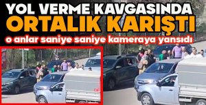 BOLU'DA YOL VERME KAVGASINDA ORTALIK KARIŞTI