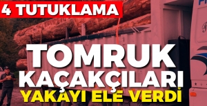 BOLU’DAKİ TOMRUK KAÇAKÇILARI YAKAYI ELE VERDİ… 4 TUTUKLAMA
