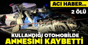 BOLU'DAN ACI HABER... KAZADA ANNESİNİ KAYBETTİ..."BEN NASIL YAŞAYACAĞIM ŞİMDİ”
