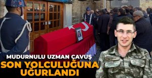 BOLULU UZMAN ÇAVUŞ SON YOLCULUĞUNA UĞURLANDI
