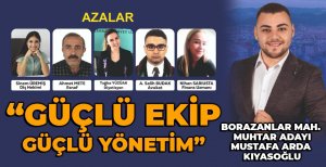 BOLU'NUN EN GENÇ MUHTAR ADAYI MUSTAFA ARDA KIYASOĞLU  “GÜÇLÜ EKİP, GÜÇLÜ YÖNETİM”