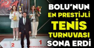 BOLU’NUN EN PRESTİJLİ TENİS TURNUVASI SONA ERDİ
