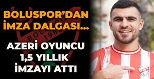 BOLUSPOR'DAN İMZA DALGASI... AZERİ OYUNCU 1,5 YILLIK İMZAYI ATTI