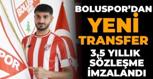 BOLUSPOR'DAN YENİ TRANSFER: 3,5 YILLIK SÖZLEŞME İMZALANDI