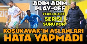 BOLUSPOR'UN YENİLMEZLİK SERİSİ SÜRÜYOR... DEPLASMANDA HATA YAPMADIK... HEDEF PLAY-OFF