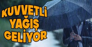 BOLU'YA KUVVETLİ YAĞIŞ GELİYOR!