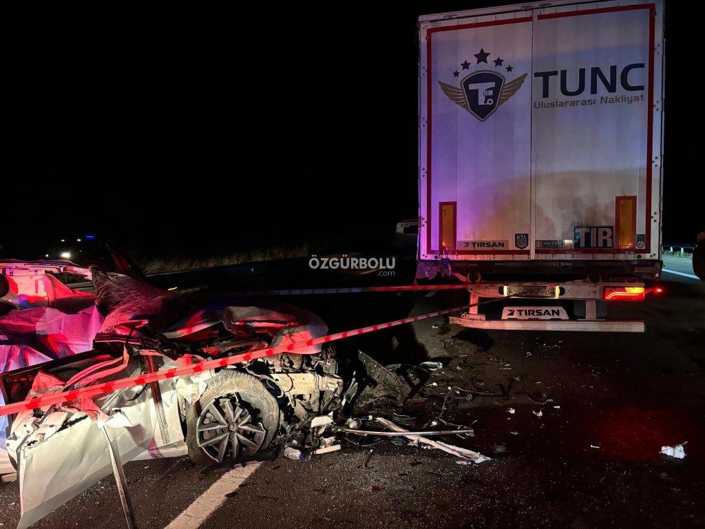 BOLU'DAN ACI HABER... KAZADA ANNESİNİ KAYBETTİ..."BEN NASIL YAŞAYACAĞIM ŞİMDİ”