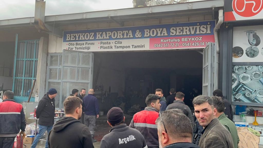 BOLU'NUN SANAYİ SİTESİNDE KORKUTAN YANGIN