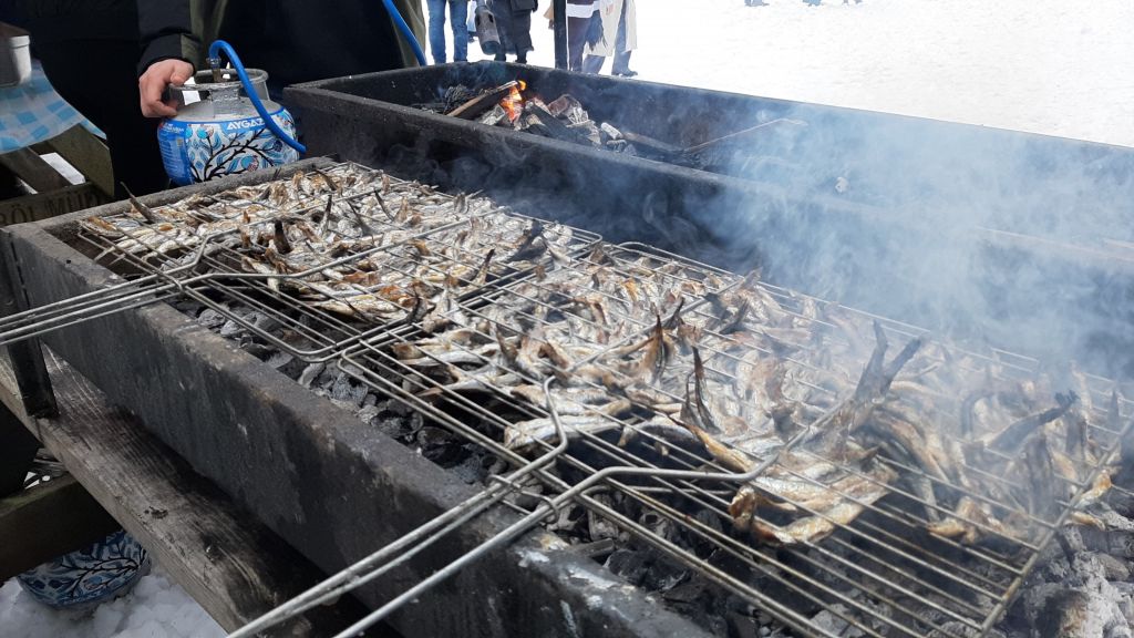 KARLAR ALTINDA HAMSİ VE HORON KEYFİ