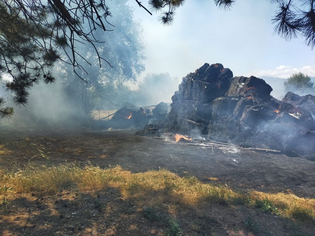 SAMANLIK ALEV ALEV YANDI