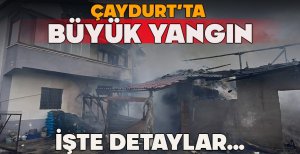ÇAYDURT'TA BÜYÜK YANGIN! İŞTE DETAYLAR...