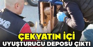 ÇEKYATIN İÇİ UYUŞTURUCU DEPOSU ÇIKTI...52 KİLO UYUŞTURUCU ELE GEÇİRİLDİ