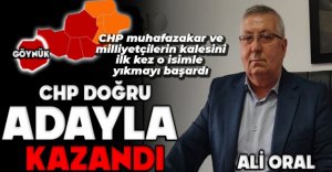 CHP DOĞRU ADAYLA GÖYNÜK'Ü KAZANDI