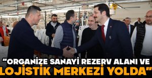 DEMİRKOL "ORGANİZE SANAYİ REZERV ALANI VE LOJİSTİK MERKEZİ YOLDA"