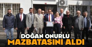 DOĞAN ONURLU MAZBATASINI ALDI