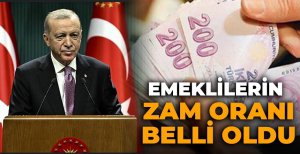 EMEKLİLERİN ZAM ORANI BELLİ OLDU