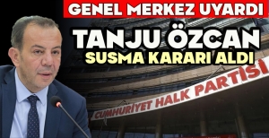 GENEL MERKEZ UYARDI... TANJU ÖZCAN SUSMA KARARI ALDI