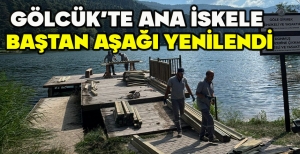 GÖLCÜK’TE ANA İSKELE  BAŞTAN AŞAĞI YENİLENDİ