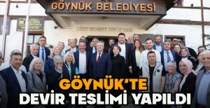 GÖYNÜK'TE DEVİR TESLİMİ YAPILDI