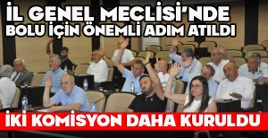 İL GENEL MECLİSİ’NDE BOLU İÇİN ÖNEMLİ ADIM ATILDI... İKİ KOMİSYON DAHA KURULDU