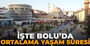 İŞTE BOLU'DA ORTALAMA YAŞAM SÜRESİ...