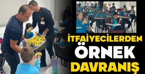 İTFAİYECİLERDEN ÖRNEK DAVRANIŞ