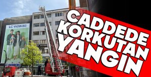 İZZET BAYSAL CADDESİ'NDE YANGIN PANİĞİ...