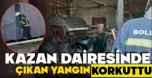 KAZAN DAİRESİNDE ÇIKAN YANGIN KORKUTTU