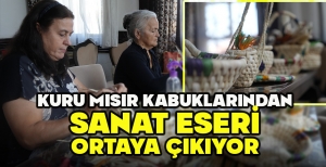 KURU MISIR KABUKLARINDAN SANAT ESERLERİ ORTAYA ÇIKIYOR