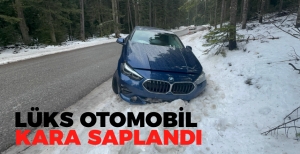 LÜKS OTOMOBİL KARA SAPLANDI