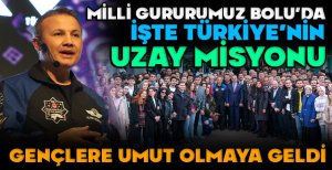 MİLLİ GURURUMUZ ALPER GEZERAVCI BOLU'DA... GENÇLERİN YOLUNA IŞIK TUTMAYA GELDİ...
