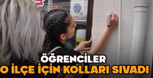 ÖĞRENCİLER O İLÇE İÇİN KOLLARI SIVADI