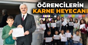 ÖĞRENCİLERİN KARNE HEYECANI