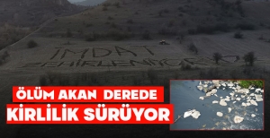 ÖLÜM AKAN  DEREDE  KİRLİLİK SÜRÜYOR