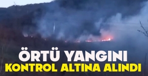 ÖRTÜ YANGINI KONTROL ALTINA ALINDI