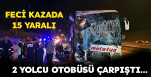 OTOYOLUN BOLU GEÇİŞİNDE FECİ KAZA… ÇOK SAYIDA YARALI VAR…