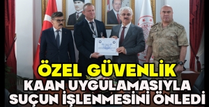 ÖZEL GÜVENLİK, KAAN UYGULAMASIYLA  SUÇUN İŞLENMESİNİ ENGELLEDİ
