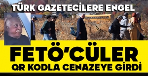 FETÖCÜLER PENSİLVANYA'DA "QR KODLA" CENAZEYE GİRDİ...