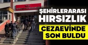 ŞEHİRLERARASI HIRSIZLIK CEZAEVİNDE SON BULDU