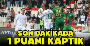 SON DAKİKADA 1 PUANI KAPTIK