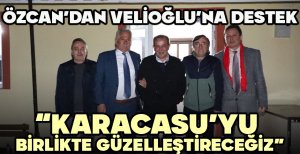TANJU ÖZCAN'DAN VELİOĞLU'NA DESTEK "KARACASU'YU BİRLİKTE GÜZELLEŞTİRECEĞİZ"