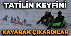 TATİLİN KEYFİNİ KAYARAK ÇIKARDILAR
